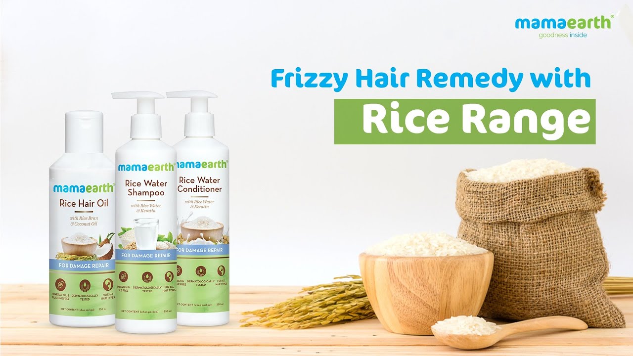 Rice Water Benefits for Long, Shiny & Healthy Hair | Mamaearth Rice Range