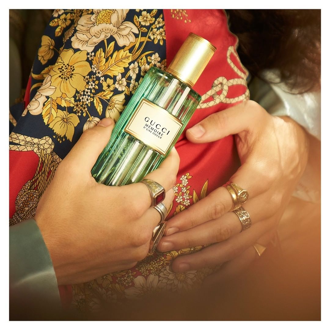 Gucci - A moment from the making of the @guccibeauty campaign for #GucciMémoire d’une Odeur—meaning memory of a scent—the universal green aromatic fragrance by @alessandro_michele with notes of Roman...