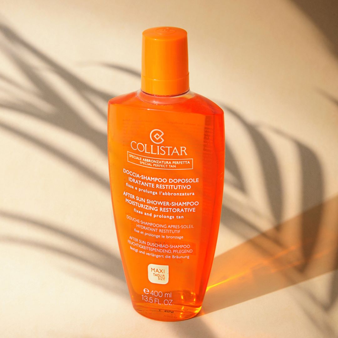 Collistar Italia - È vero che la doccia lava via l'abbronzatura? No, se scegli Doccia-Shampoo Doposole Idratante Restitutivo. 💛 Deterge l'epidermide e i capelli dopo le esposizioni al sole, eliminand... Collistar Italia - È vero che la doccia lava via l'abbronzatura? No, se scegli Doccia-Shampoo Doposole Idratante Restitutivo. 💛 Deterge l'epidermide e i capelli dopo le esposizioni al sole, eliminand...