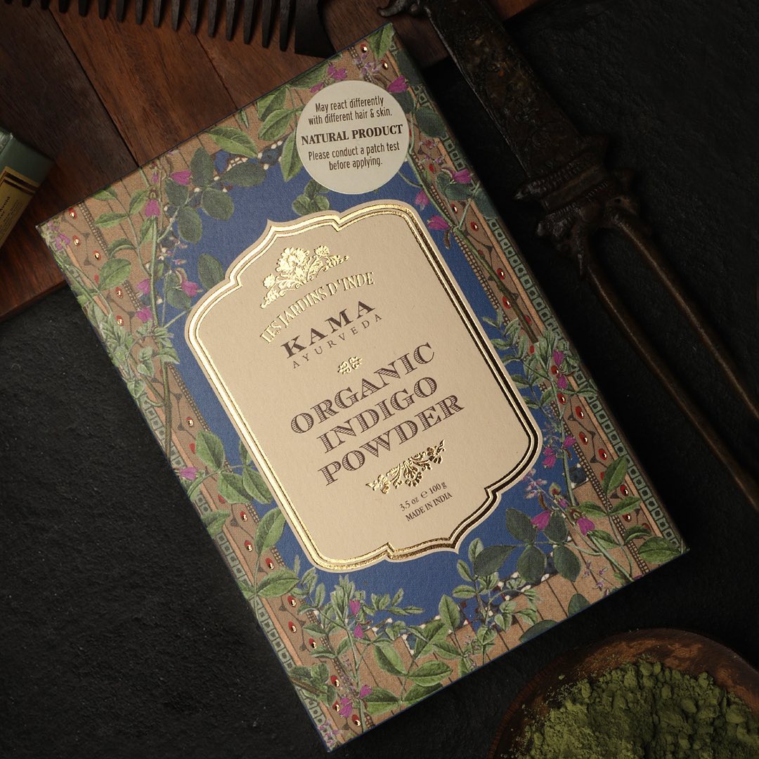 Kama Ayurveda - "Using Indigo Powder after Henna gave my hair a dark tint naturally. I am so happy with the color & texture of my hair.” Reviewed by @reddysameera 😍

#HairColorWithKama #ColorWithCare...