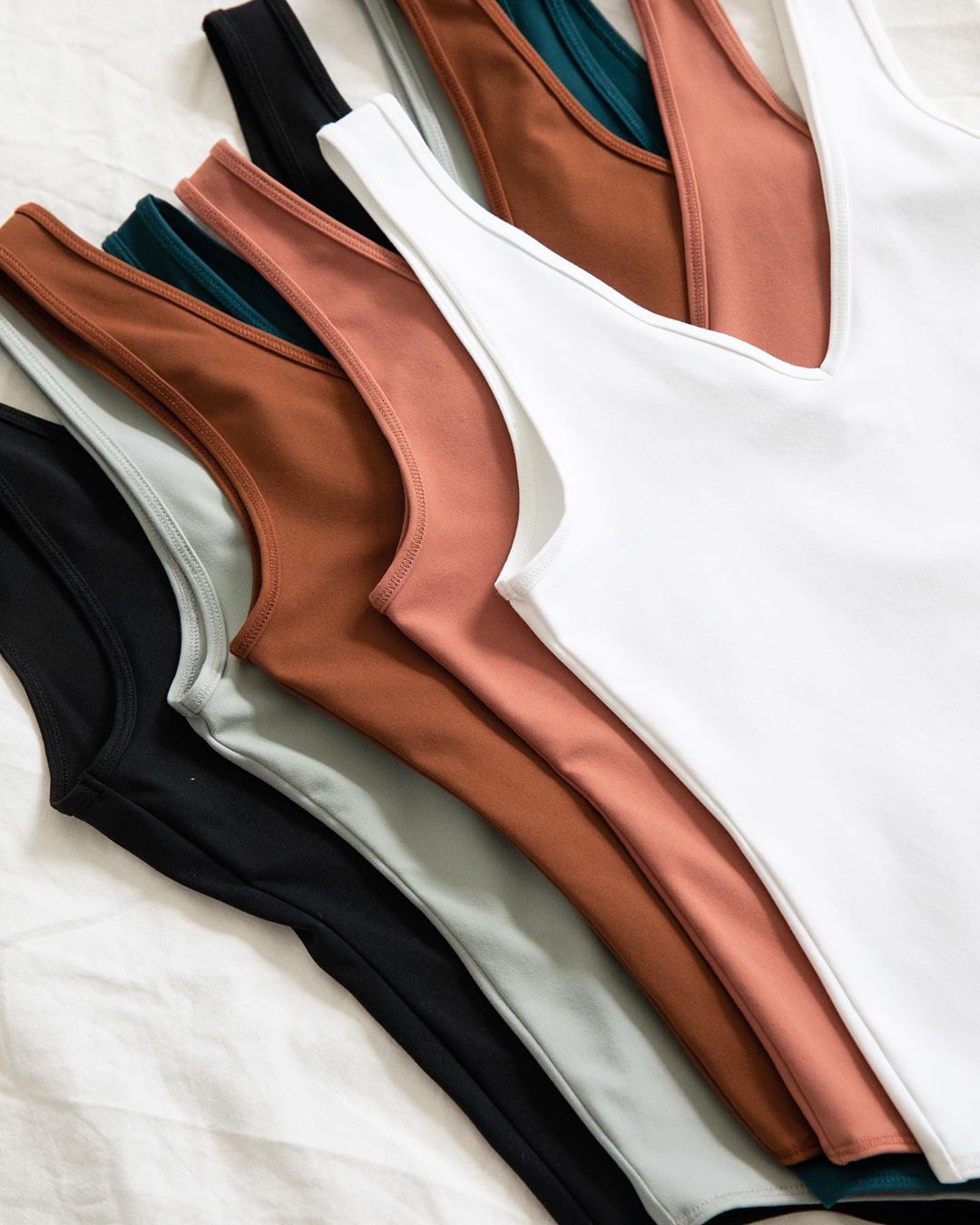 Abercrombie & Fitch - Soft, stretchy, seamless—it’s not summer without SoftAF bodysuits. ☁️✨