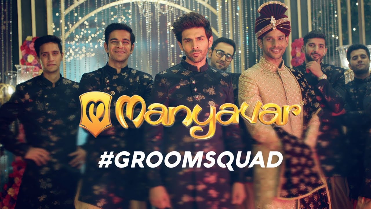 #GroomSquadByManyavar