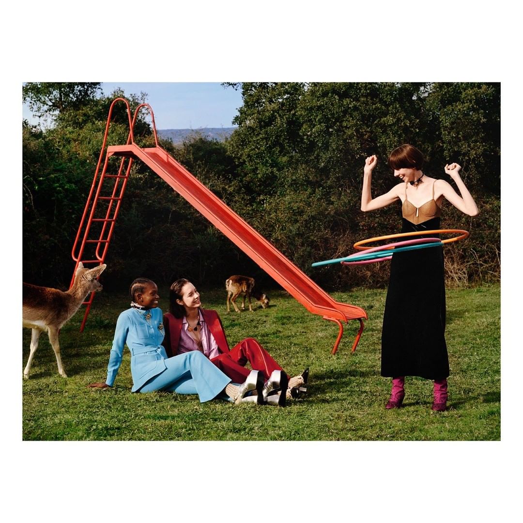 Gucci - Gucci established codes, streamlined silhouettes and retro details defined the #GucciPreFall20 collection featured in the new campaign, #SoDeerToMe. Discover more through link in bio. #Alessan...