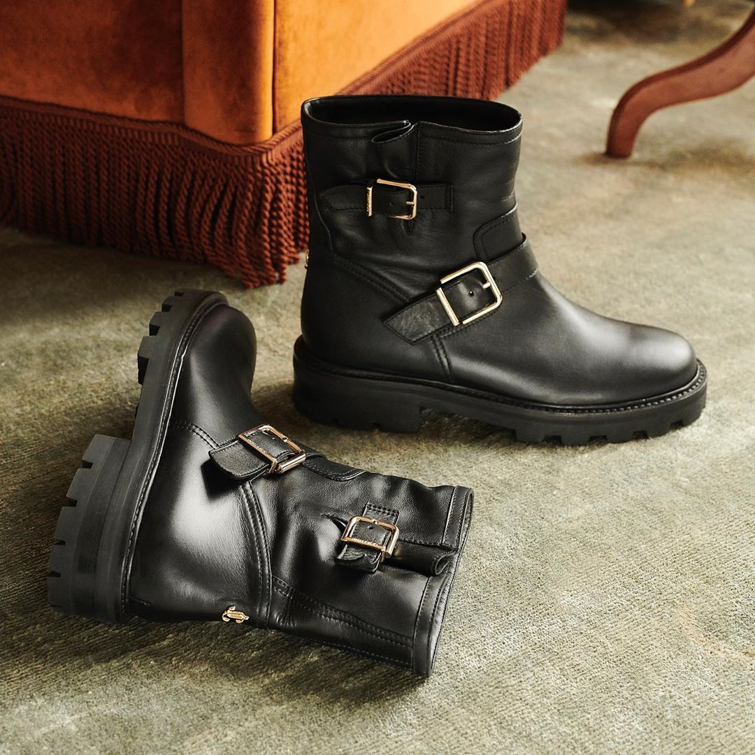 Jimmy Choo - Biker boots are a timeless capsule for any wardrobe. YOUTH II is the new season style to invest in #JimmyChoo