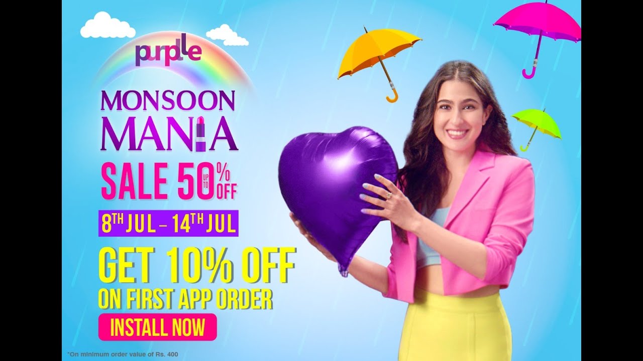 The PURPLLE MONSOON MANIA | 8th to 14th July