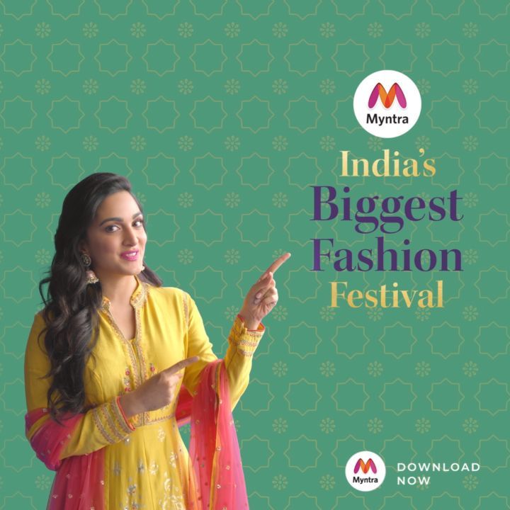 MYNTRA - India's Biggest Fashion Festival is here  16th - 22nd Oct
@kiaraaliaadvani is ready for the Myntra Big Fashion Festival. 
100% Fashion. Up To 80% Off.
Stay tuned.

#MyntraBigFashionFestival #...