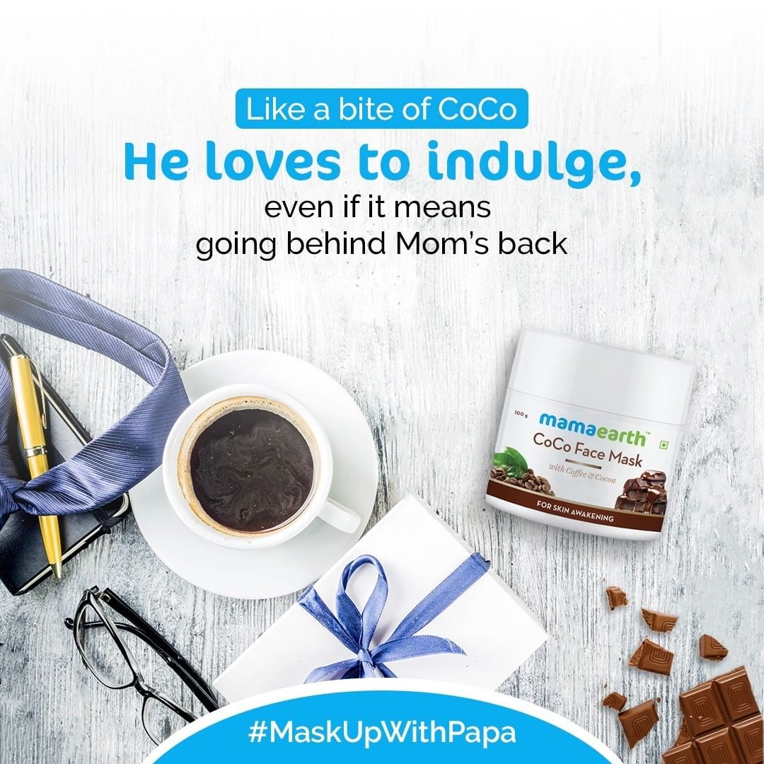 Mamaearth - #ContestAlert 🎁

Share pictures of you masked up with your Dad by tagging us and using #MaskUpWithPapa to win exclusive gift hampers.

This #FathersDay take time out to #MaskUpWithPapa and...