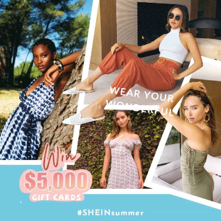 SHEIN.COM - 𝑩𝑰𝑮 𝑮𝑰𝑽𝑬𝑨𝑾𝑨𝒀 𝑻𝑰𝑴𝑬 💖 We are giving away $5000 in gift cards for our lovely followers to celebrate the upcoming #SHEINsummer campaign, how would you like being one of the winners? JOIN NOW!...
