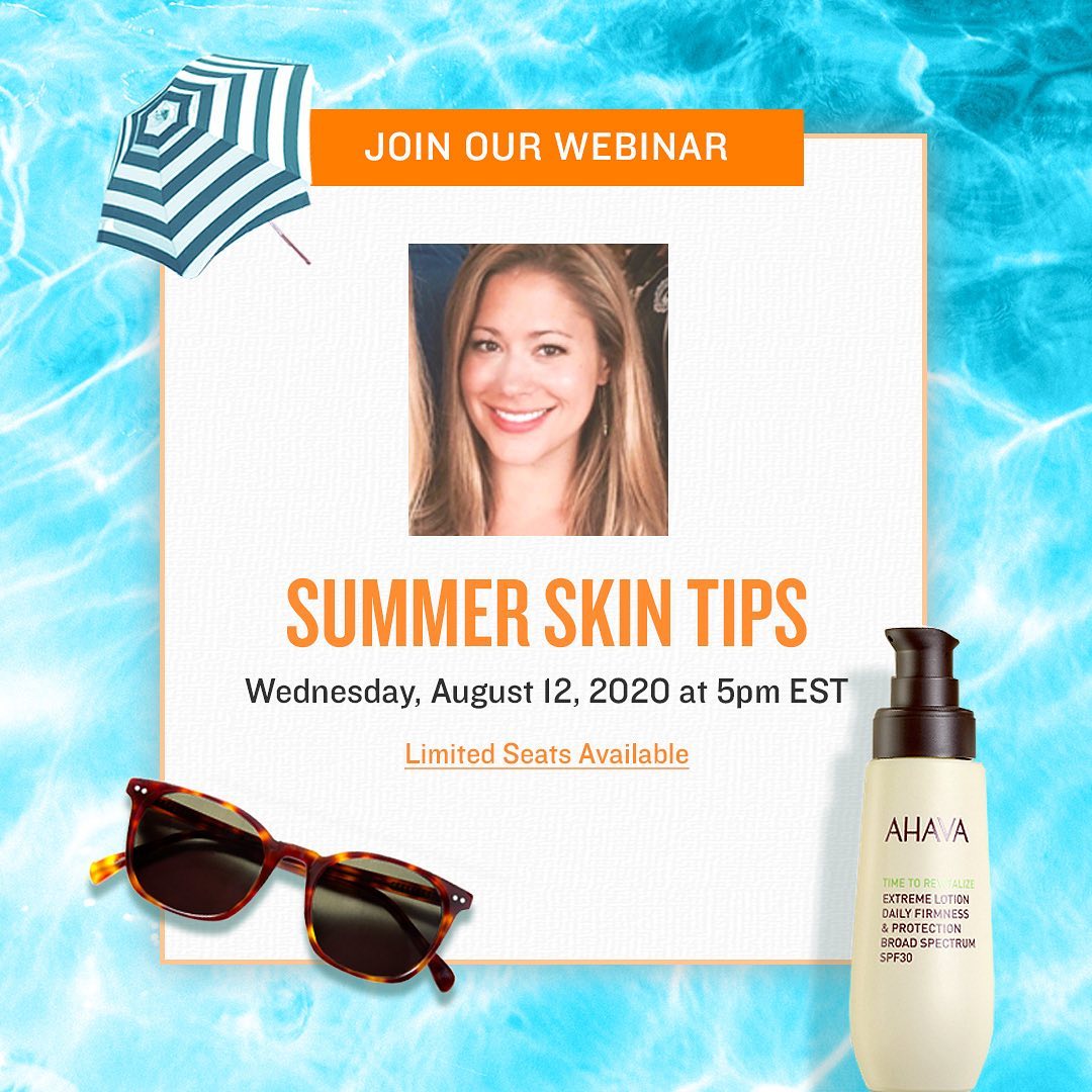 AHAVA - Part two of our summer skincare webinar series is officially HERE! ☀️⁣
⁣
We took cues from your feedback and questions, and are sharing our top summer skin tips. Tune in for ways to beat the s...