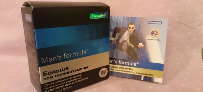 Mans formula поливитамины