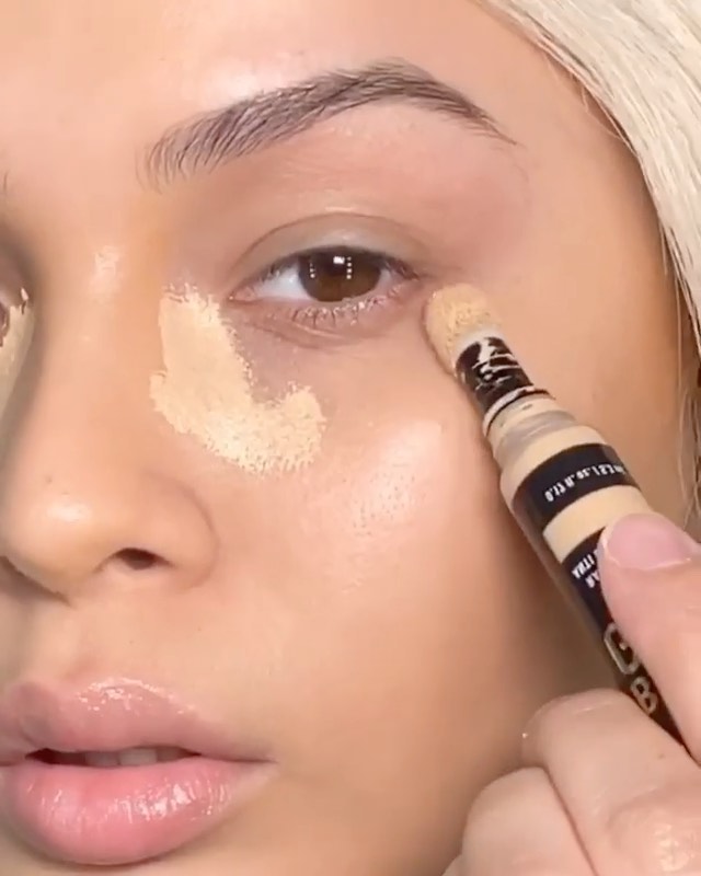 NYX Professional Makeup - Okkkk glow! 👏✨ @leesondra_slays this radiant base using our Bare With Me Tinted Skin Veil in 'Beige Camel' + Born To Glow! Naturally Radiant Foundation 💛 • #nyxcosmetics #nyx...