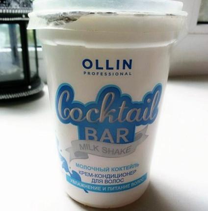 Крем-кондиционер для волос Ollin Cocktail BAR Молочный коктейль фото