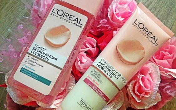 Тоник L'Oreal Paris Paris Skin Expert Бесконечная свежесть Роза + Лотос для нормальной и смешанной кожи фото