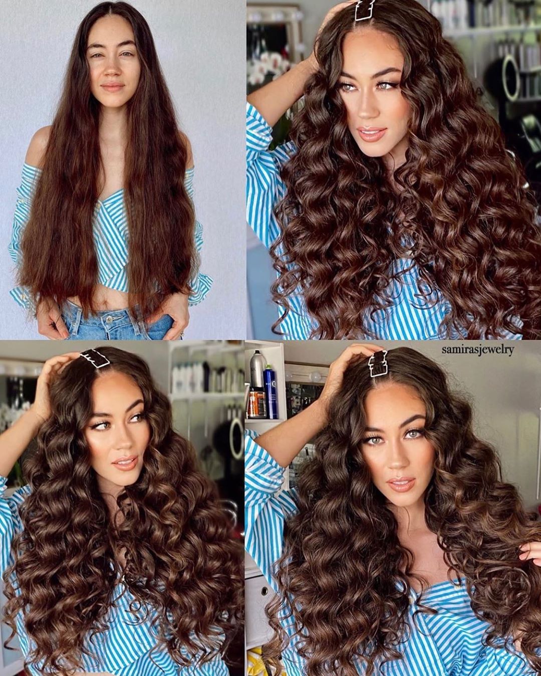 Sexy Hair® - New week = 7 opportunities for creative hairstyles. 🙌❤️⁣
#Repost @samirasjewelry⁣
Check out the before and after 🤩⁣
Had so much fun doing @piperarielle‘s hair and make up today ☺️! She is...