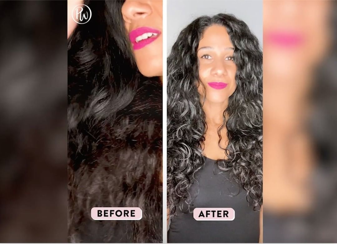 John Frieda US - #Regram: @blinkbeauty  #ad Creating and caring for fierce curls without frizz is as easy as a two-step routine. Step one: Frizz Ease Daily Nourishment Leave In-Conditioner to hydrate...