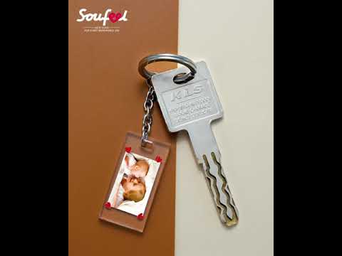 SOUFEEL Personalized Photo Keychain