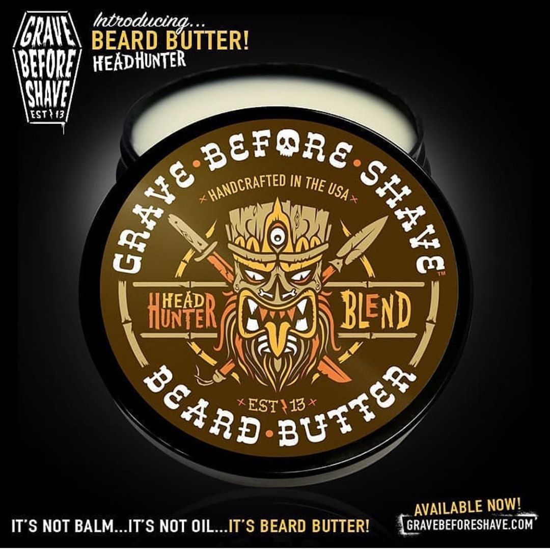 wayne bailey - Grave Before Shave Headhunter Blend Beard Butter
•
Tropical aroma of fresh grapefruit and pear, middle notes of peach and black currant with a musky finish.
•
WWW.GRAVEBEFORESHAVE.COM
•...