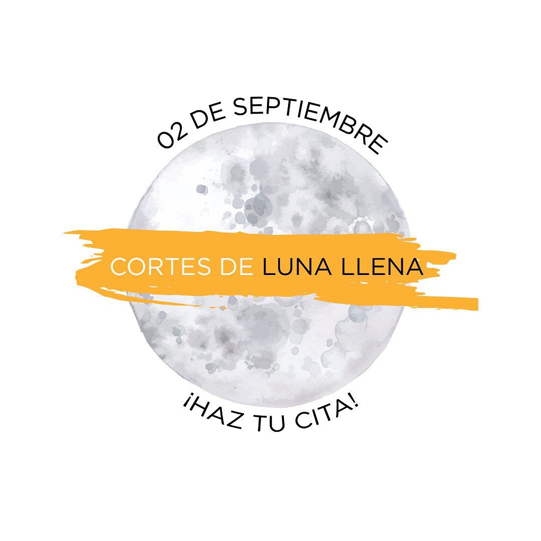 Hair Spa DR - Los cortes de luna llena son ideales para recuperar la fuerza de tu cabello pues favorece a que crezca más abundante, sano, brillante y fuerte. #HairSpaDR 🌟