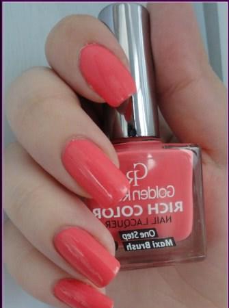 Two summer nail Polish from Golden Rose Rich Color #50 - review