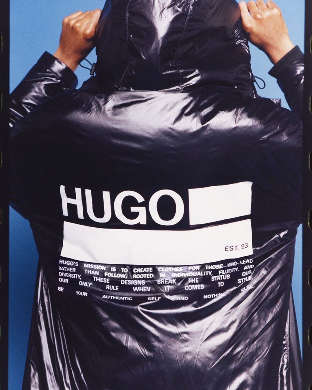 HUGO - #iamHUGO: explore new-season iterations of #HUGOicons, seen on everything from outerwear to soft accessories #ReframeTheFuture