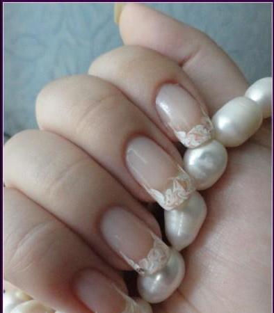 Imitation of the French manicure - review