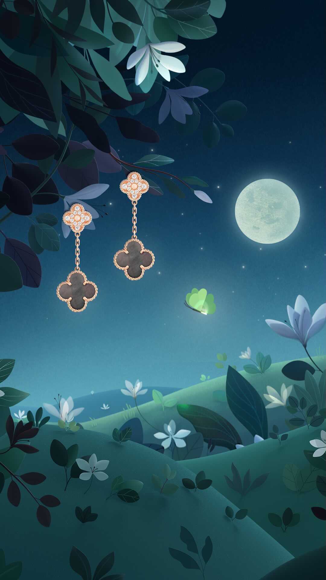 Van Cleef & Arpels - From day to dusk, follow the magic butterfly on its journey through Van Cleef & Arpels' nature and discover lucky creations from the Alhambra collection along the way.
#VCAalhambr...