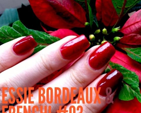 Бордово - красные друзья: Essie bordeaux & Frenchi 93