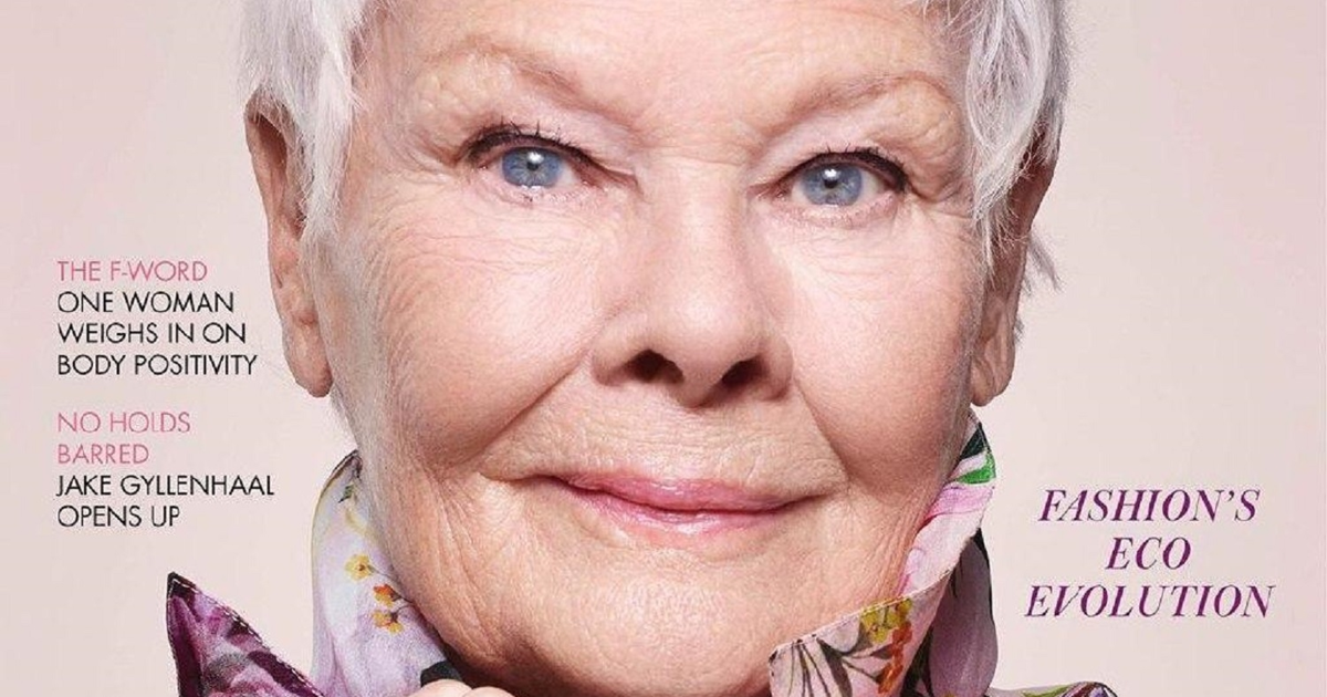 85-летняя Джуди Денч украсила обложку британского Vogue
