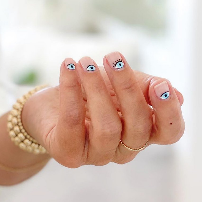 Ciaté London - #ManiMonday 💅🏼 @sincerely_kikimarie perfects her at home mani with #TheCheatSheets using the #EvilEye sticker set 🧿✨ upgrade your DIY mani now & grab your very own Cheat Sheet pack now...