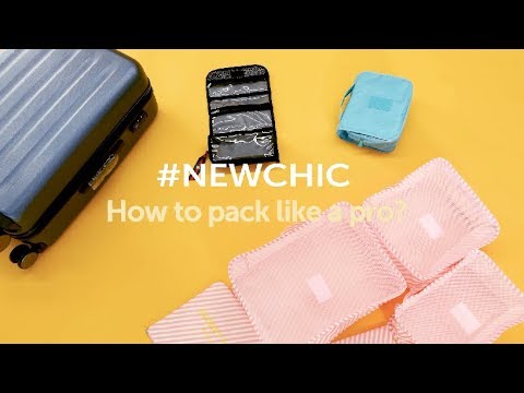 How To: Pack Like a Pro? Travel Organization Essentials | NEWCHIC 2019