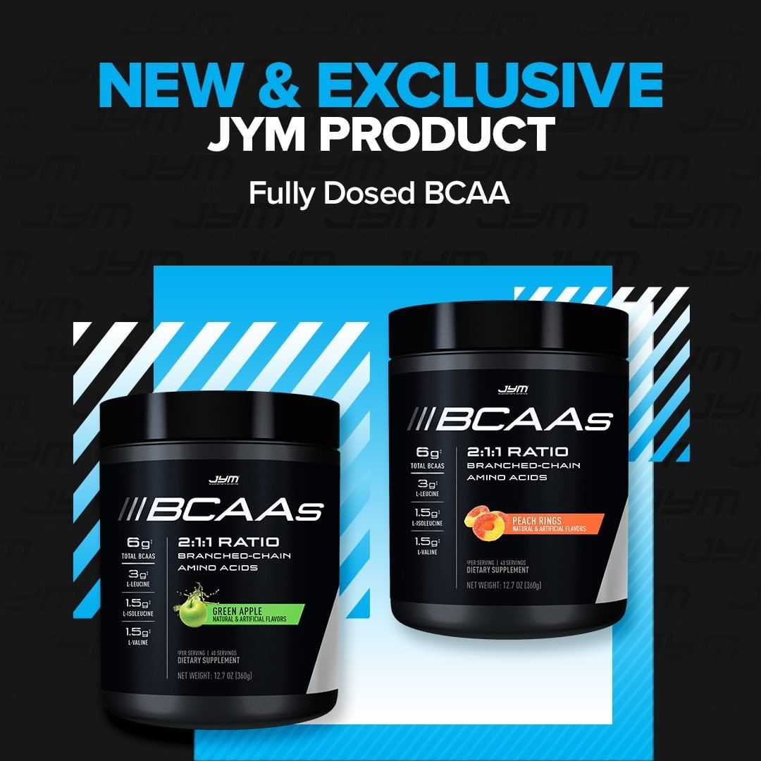 Bodybuilding.com - ❗ New JYM BCAAs ❗ (LINK IN BIO)

NEW and EXCLUSIVE product! Two delicious flavors - Peach Ring and Green Apple! Clear coloring! - When JYM BCAAs are mixed with water the liquid is c...