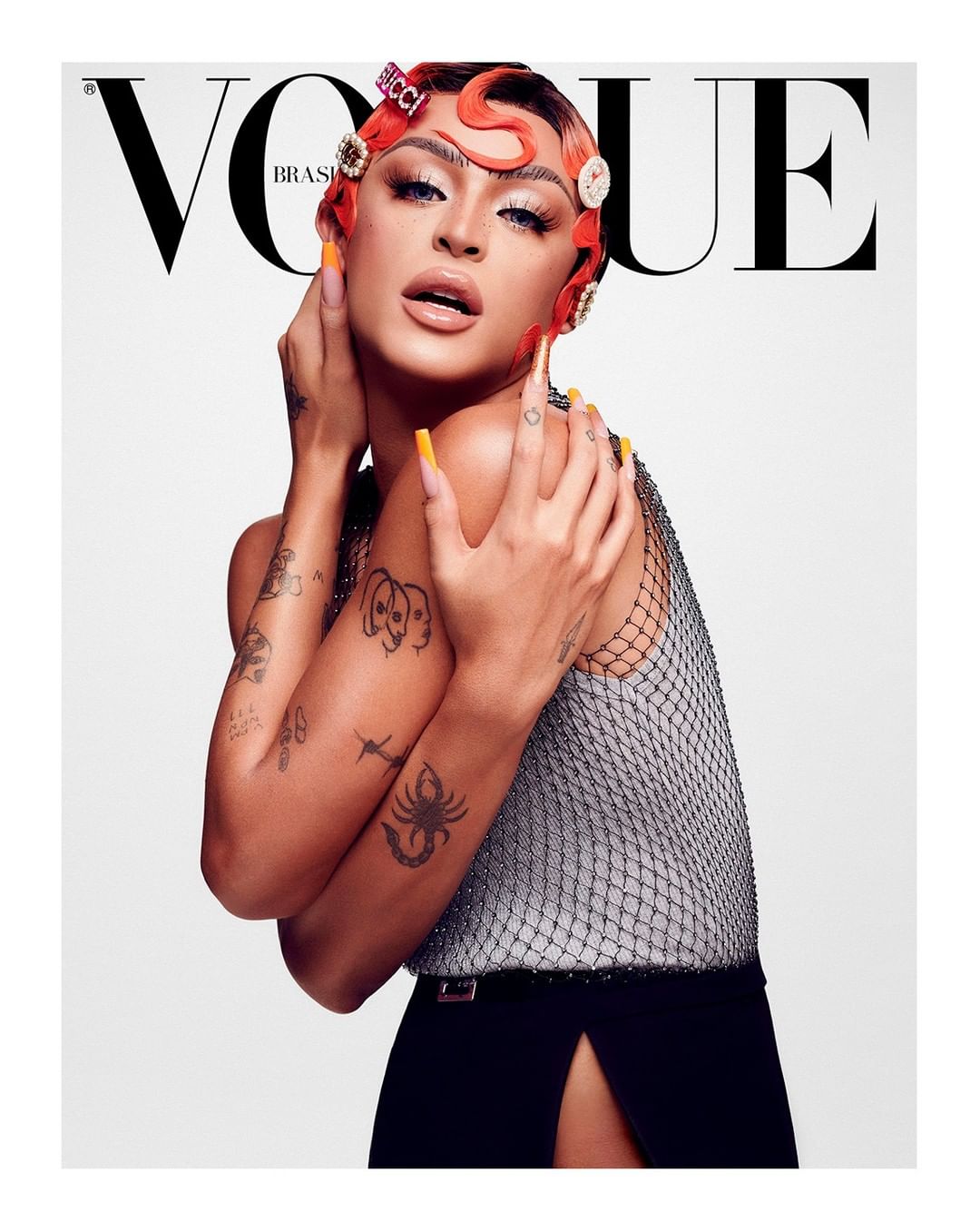 Gucci Official - On the covers of @VogueBrasil’s October issue, @pabllovittar, @gloriagroove, @biancadellafancy and @halessiar are captured wearing looks and accessories from #GucciPreFall20 by @aless...