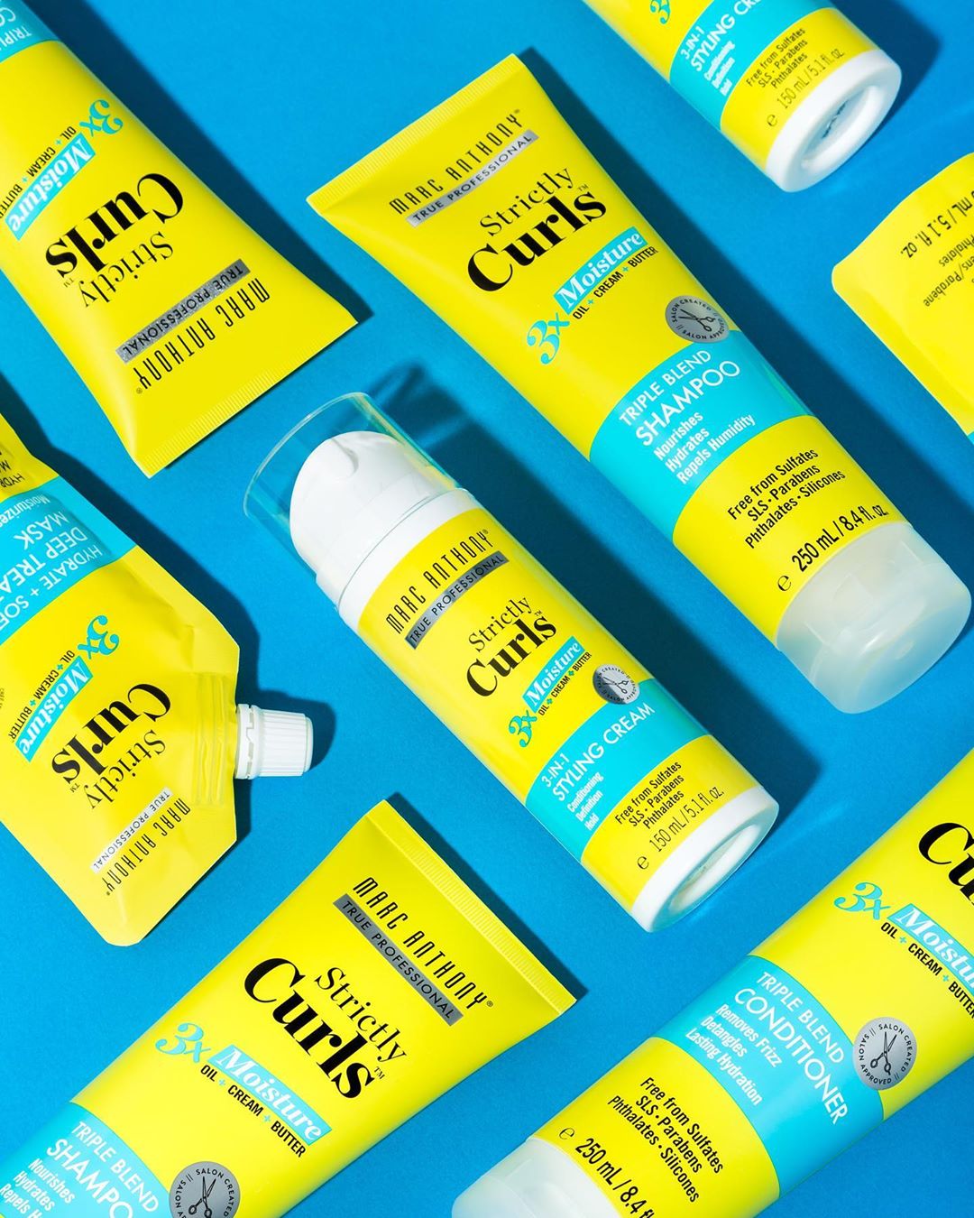 Marc Anthony Hair Care - What a curl wants, times 3✨ The triple blend of Marula Oil, Coconut Cream & Shea Butter in our Strictly Curls 3x Moisture are here to keep your curls defined and shining all s...