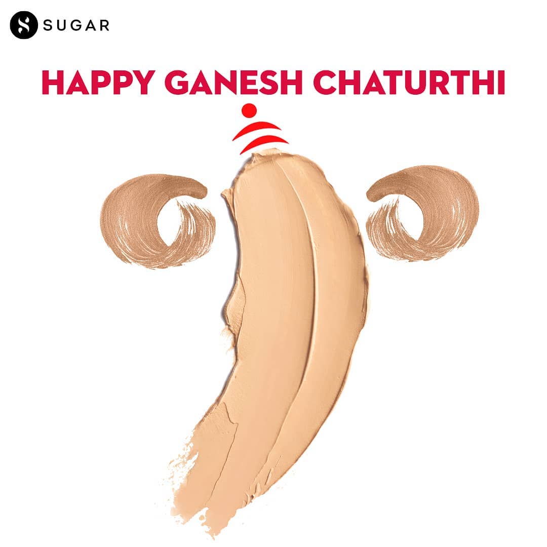 SUGAR Cosmetics - Season of loud chants accompanied by festive looks is finally here! Welcome Ganesh ji. 
.
.
💥 Visit the link in bio to shop now.
.⁠
.
#TrySUGAR #SUGARCosmetics #Ganpati #GaneshChatur...