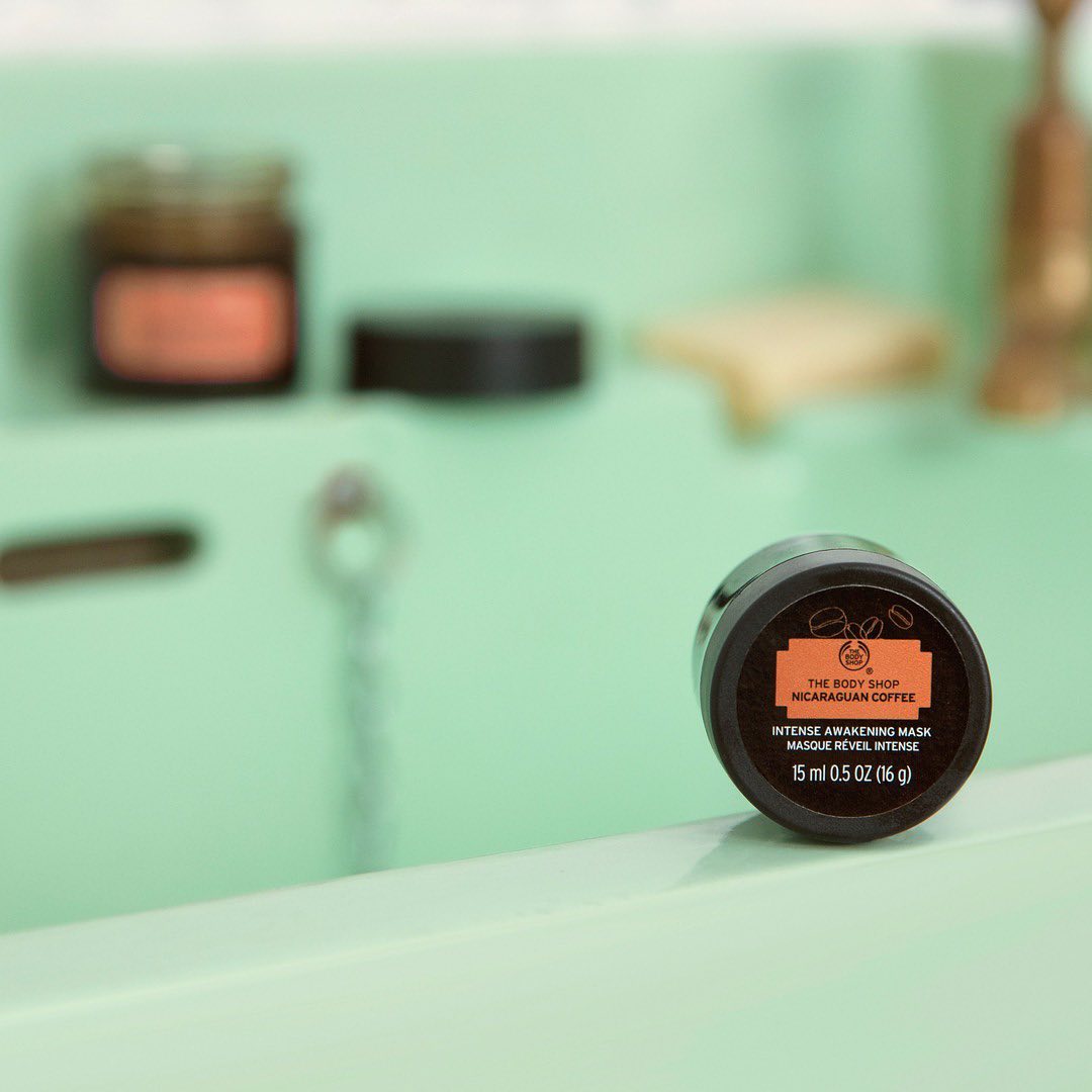 The Body Shop India - Wearing the mask all day leaving your skin dull and tired? This #SelfcareSunday give your skin a kick of energy with our richly textured Nicaraguan Coffee Intense Awakening. Enri...