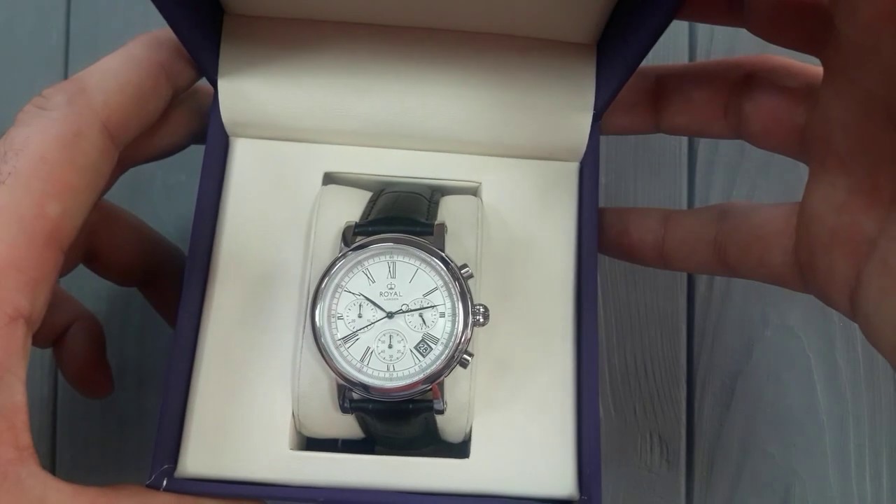 Распаковка: часы с Англии Royal London 41193-01 от интернет магазина Lekos