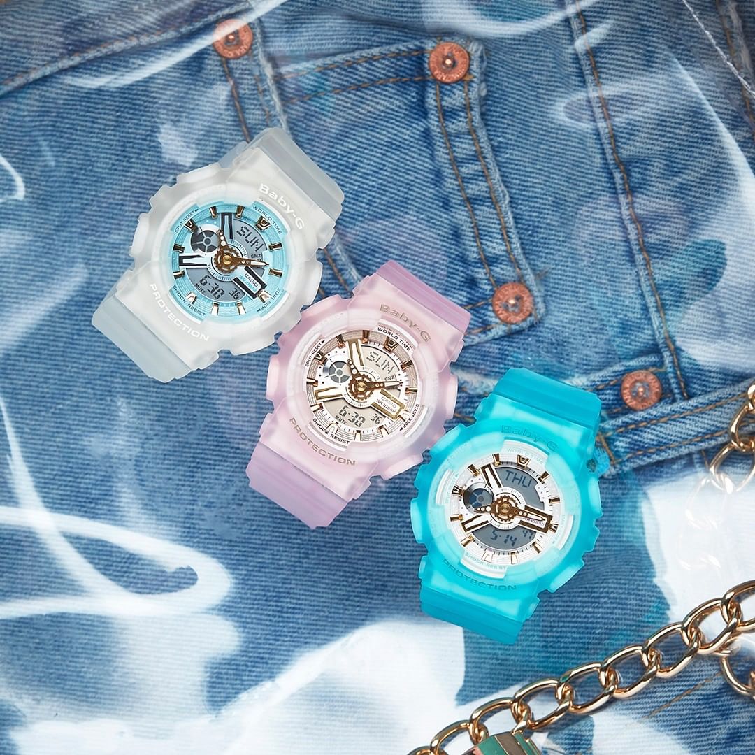 Casio USA - Our collection of Sea Glass, brought to you by Baby-G.⁠
•⁠ ⁠
•⁠ ⁠
•⁠ ⁠
•⁠ ⁠
•⁠ ⁠
•⁠ ⁠
•⁠ ⁠
•⁠ ⁠
•⁠ ⁠
#babyg #casio #BA110 #casiobabyg #watchessentials #babygwatch #babygseaglass #watchlove...