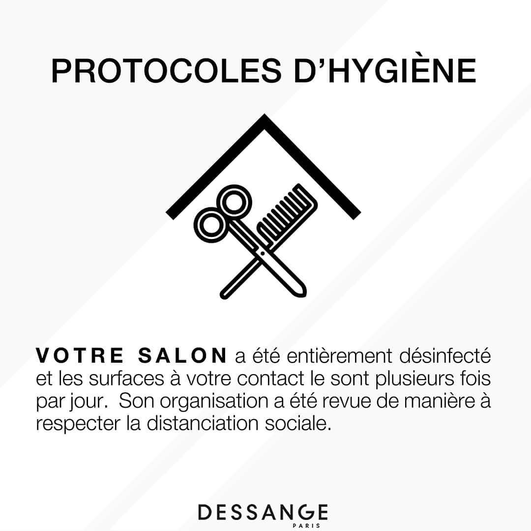 DESSANGE Paris - Découvrez le protocole n°6 : désinfection totale de votre salon ✂️ Le saviez-vous ? 🤔

Pour votre sécurité, nous avons renforcé nos protocoles d’hygiène en intégrant les consignes du...