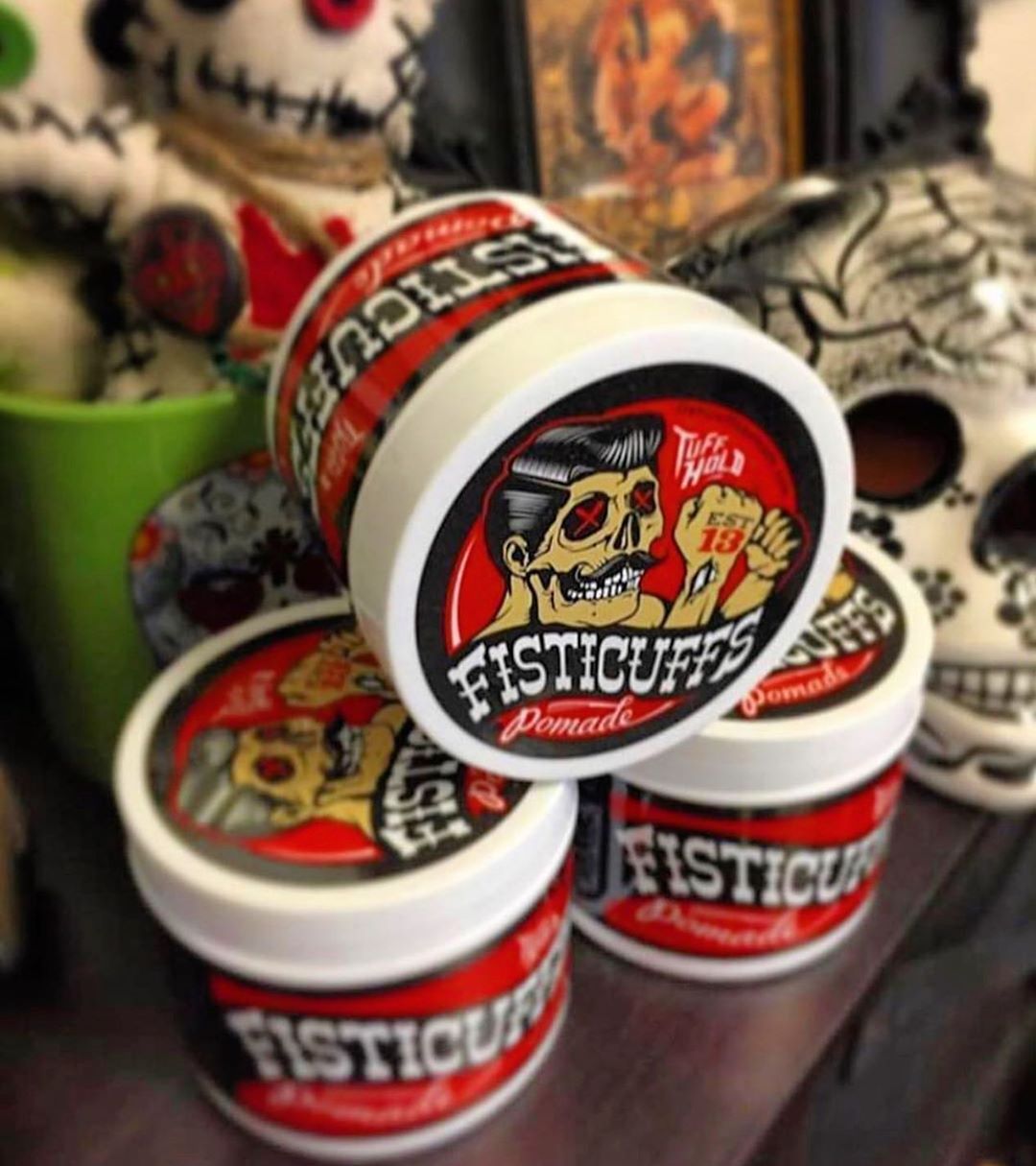 wayne bailey - 💀FISTICUFFS TUFF HOLD POMADE💀
.
WWW.GRAVEBEFORESHAVE.COM
.
Water based 👌🏻 
Clean old time barber scent 👍🏻 
Light Amber in color👊🏻
.
.
#GraveBeforeShave #GBS #Fisticuffs #FisticuffsMusta...