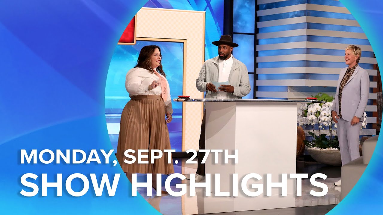 Melissa McCarthy and More! | Highlights From Monday, September 27th