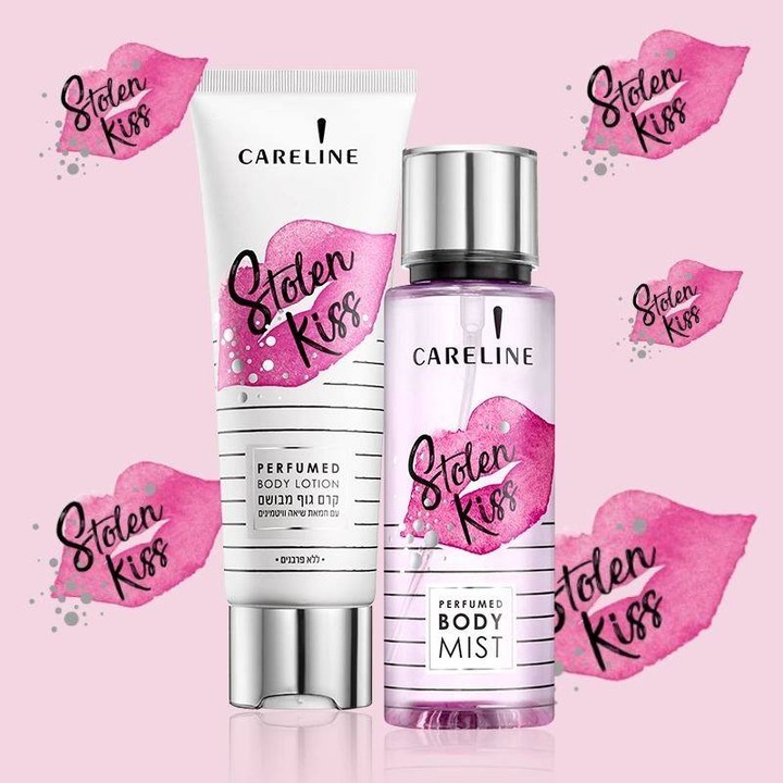 קרליין | Careline - ניחוח ממכר של אלף נשיקות💋 💋 💋
סדרת הבישום הגוף החדשה של קרליין מחכה לכן ️❤ #carelineonline #body_mist_bestie #stolen_kiss
.
.
.
.

#bestie #bodymist #bodyperfume #stolemkiss #purel...