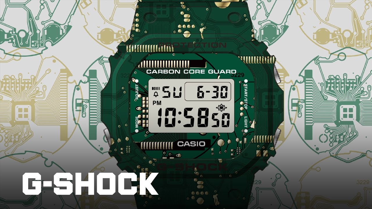 Circuit Board Camouflage series DWE-5600CC : CASIO G-SHOCK