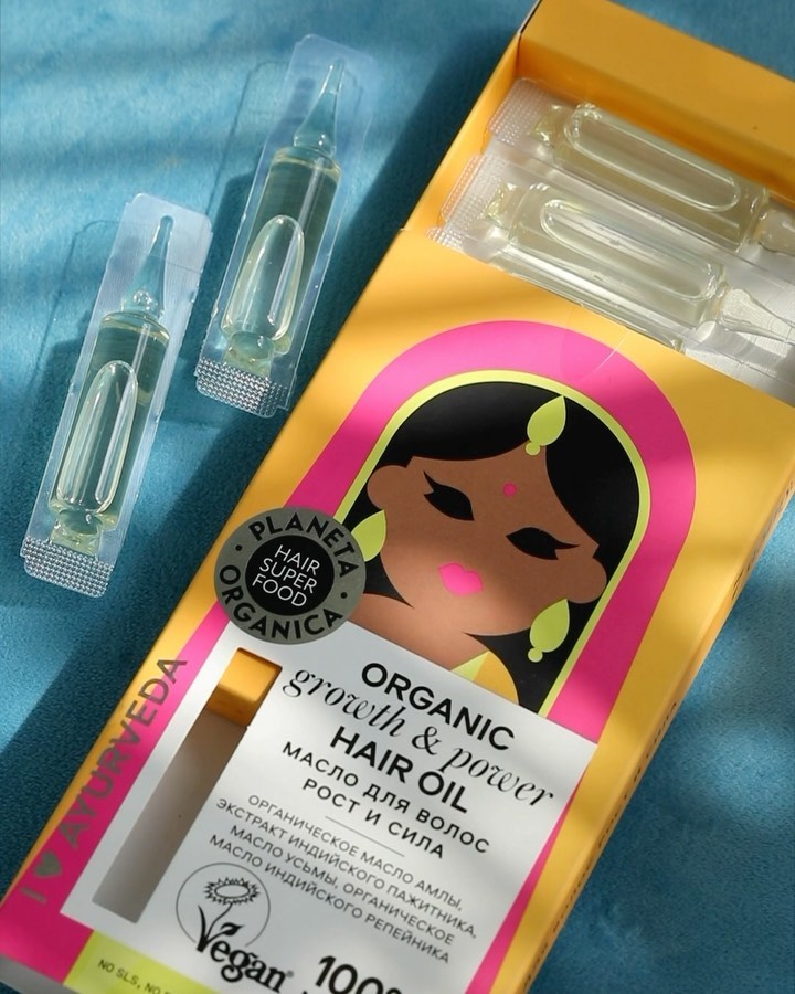 🍀Лучшая Натуральная Косметика - Масло для волос Organic Growth & Power из коллекции Hair Super Food - это наcтоящий источник силы для ослабленных и поврежденных волос! 

В составе - мощнейший микс аюр...