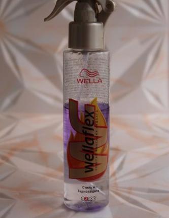 Термозащитное средство Wella Спрей для волос Wellaflex термозащита/стиль.