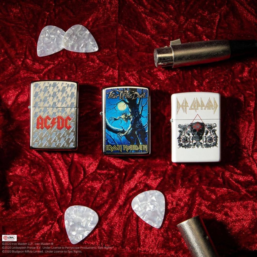 Zippo Manufacturing Company - Ready to rock? 🤘 New band designs just hit our site. Link in bio.
@acdc @ironmaiden @defleppard
#Zippo #MadeinUSA