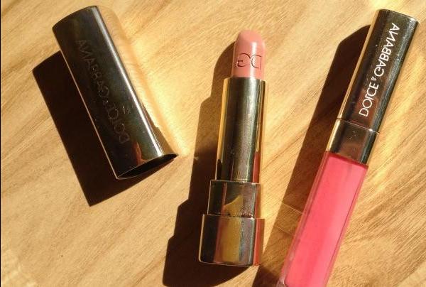Dolce&Gabbana Lipstick №54 Mandorla и Lipgloss №80 Candy - review