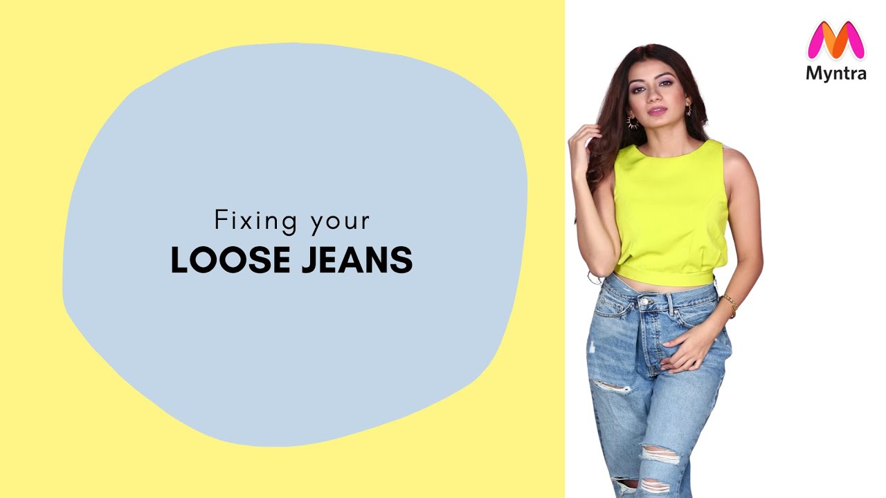How To Fix Your Loose Jeans | Cut It Fix It Fold It | Myntra Studio