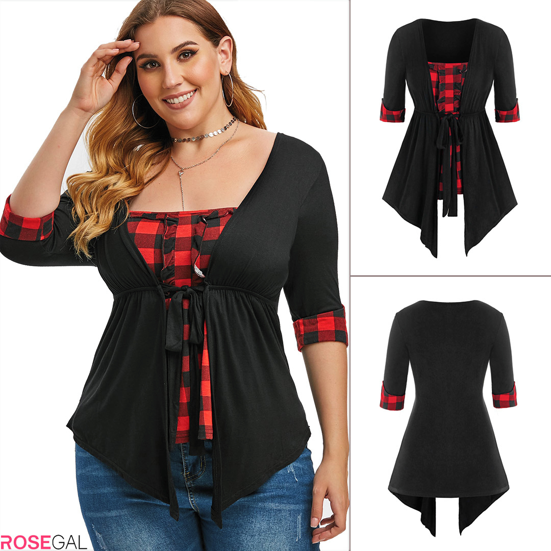 Rosegal - Plus Size Ruffle Plaid Tunic T-shirt⁣
Shop via the bio link.⁣
Search ID: 271117320⁣
Price: $23.20⁣
Use Code: RGH20 to enjoy 18% off!⁣
#rosegal #plussizefashion #Rosegalcurvygirl #curvygirl⁣...