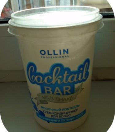 Крем-кондиционер для волос Ollin Cocktail BAR Молочный коктейль фото