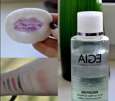 Wash off properly with a two-phase medium for removing make-up Egia Eyes & Lips Make-Up Remover - review